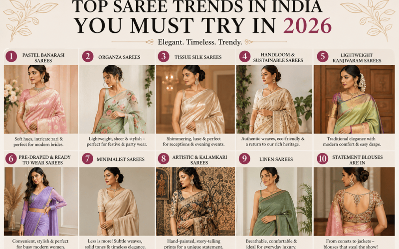 Top Saree Trends in India 2026