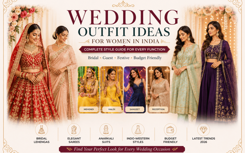 Wedding Outfit Ideas for Women in India: Complete Style Guide for Every Function (2026)